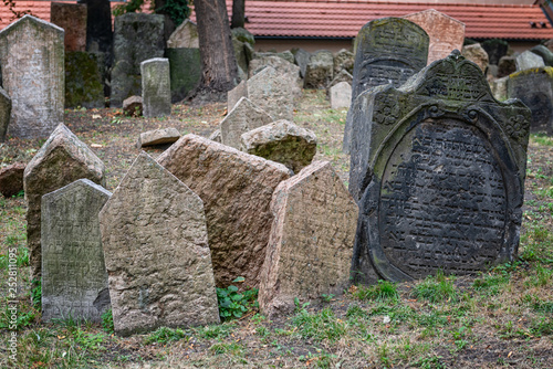 Jewish cemetery Prague  photo