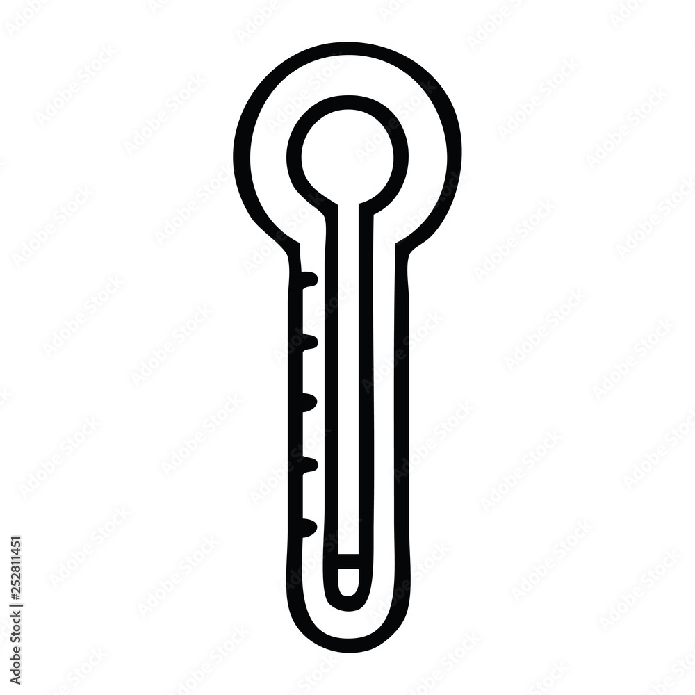 line drawing cartoon glass thermometer line drawing cartoon glass thermometer