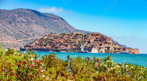 Fototapeta Naklejka Na Ścianę i Meble -  Island of Spinalonga, Crete, Greece