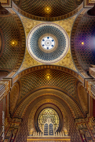 Canvas Print Spanish synagogue Prague