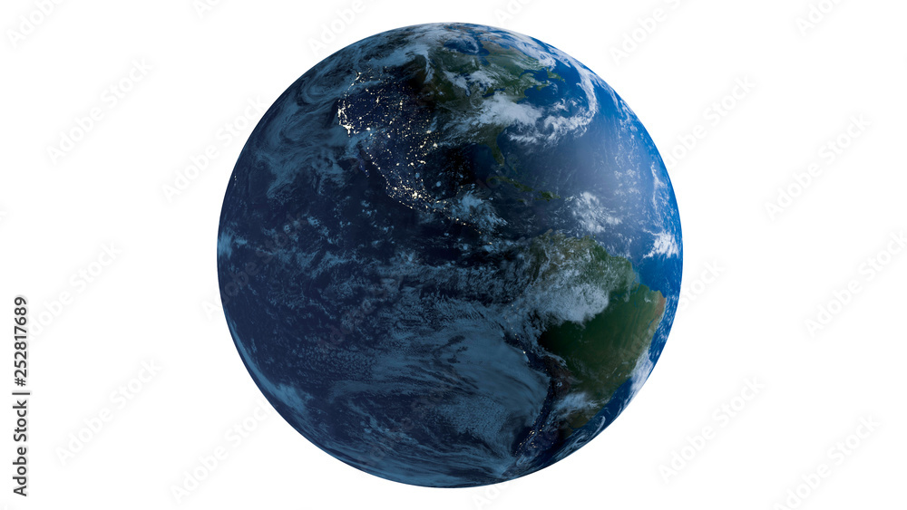 Planet Earth from space 3D illustration orbital view, our planet from the orbit. Elements of this image furnished by NASA Planet Earth from space 3D illustration orbital view, our planet from the orbit. Elements of this image furnished by NASA