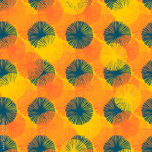 Abstract Ikat and boho style handcraft fabric pattern. Traditional Ethnic design for clothing and textile background, carpet or wallpaper