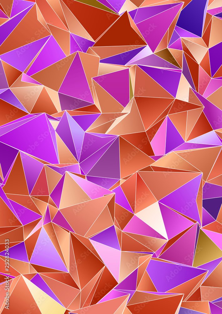 Obraz premium triangular background