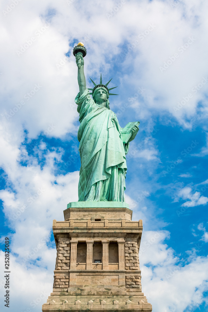 Fototapeta premium The Statue of Liberty on Liberty Island in New York