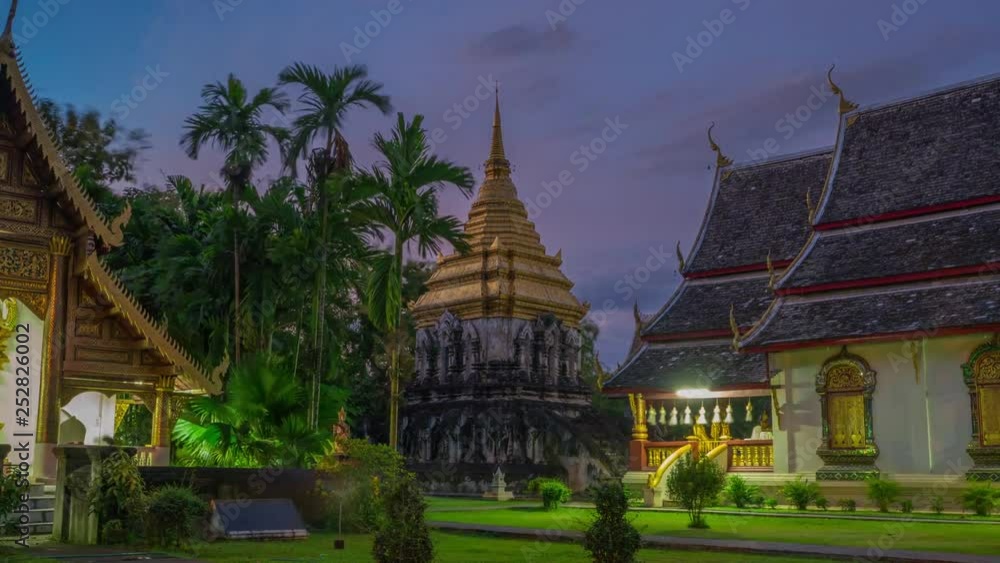 4K Timelapse,Hyperlapse. Wat Chiang Man is the oldest temple in Chiangmai, Thailand. 4K Timelapse,Hyperlapse. Wat Chiang Man is the oldest temple in Chiangmai, Thailand.