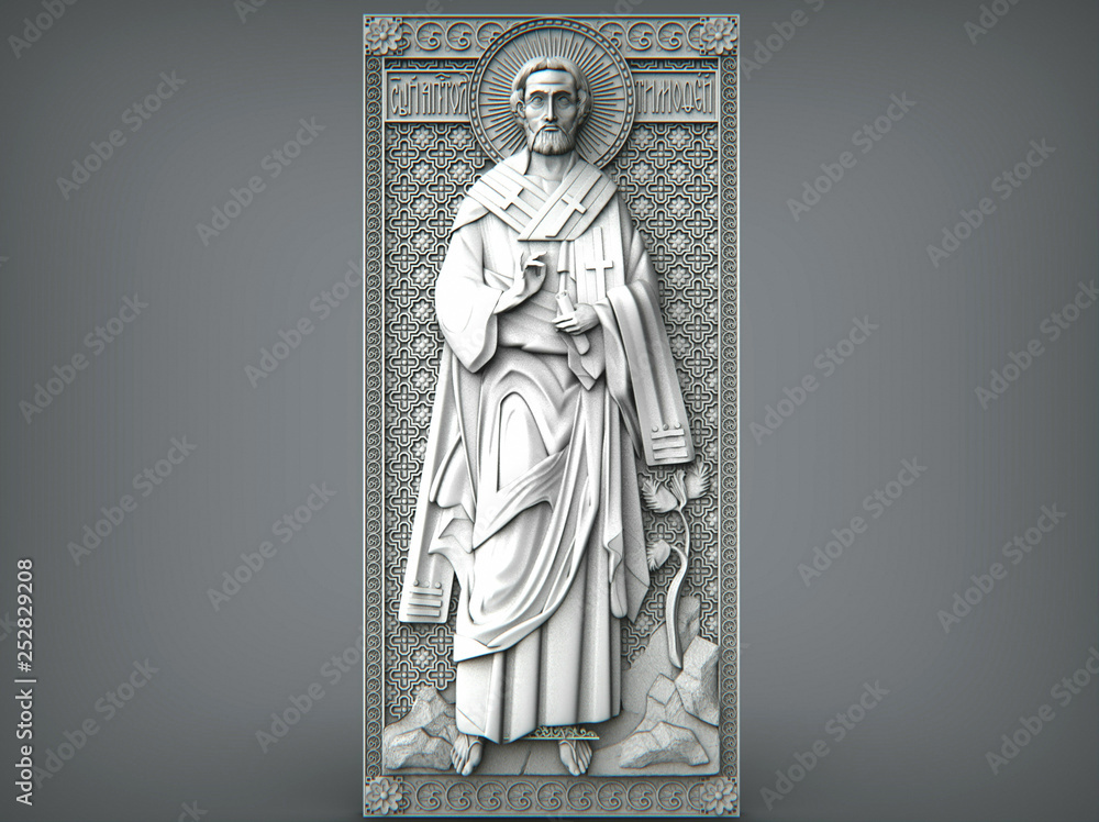 Fototapeta premium statue of virgin mary with jesus