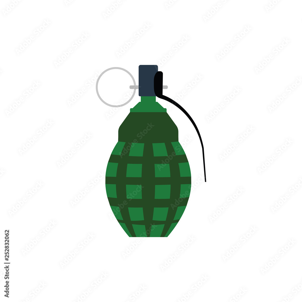 Fototapeta premium Defensive grenade icon