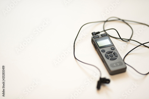 Gray Voice Recorder + Black Removable Microphone (2019)