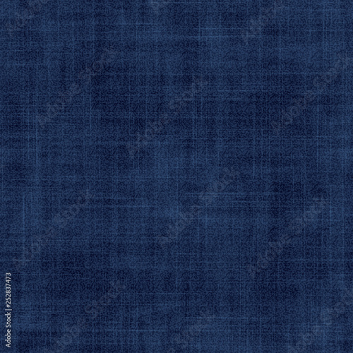 Denim fabric texture. Seamless abstract pattern. Dark blue jeans. Vector, EPS 10