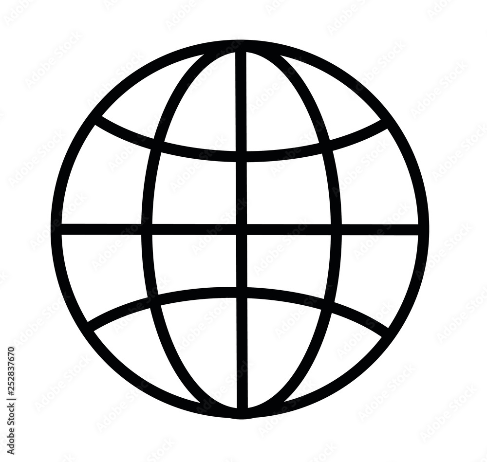 Web icon in trendy flat style . Web icon page symbol for your web site design Web Web icon in trendy flat style . Web icon page symbol for your web site design Web