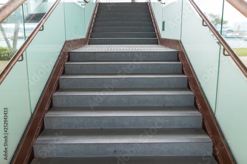 Stairs up the building  staircase ascent