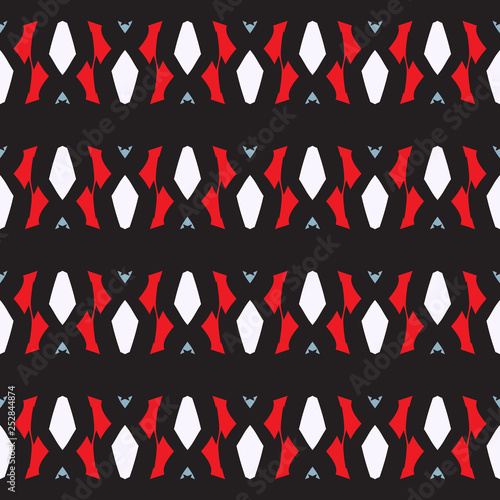 Seamless pattern with geometric ornament. Beautiful abstract artwork.