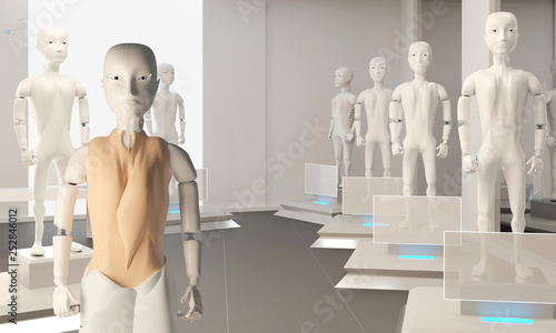 saleswoman in shop for auto...