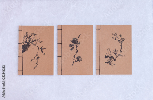 Cuaderno artesanal con cosido japones