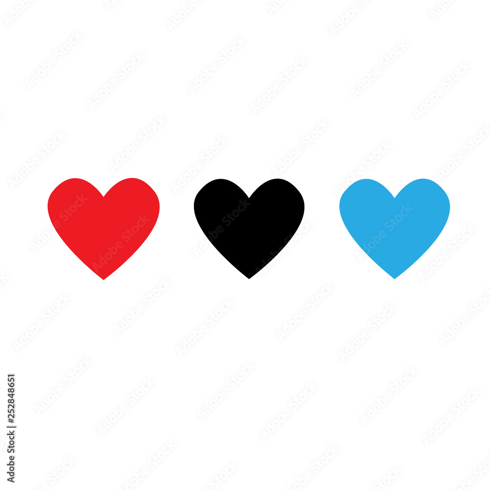 Like and Heart icon.