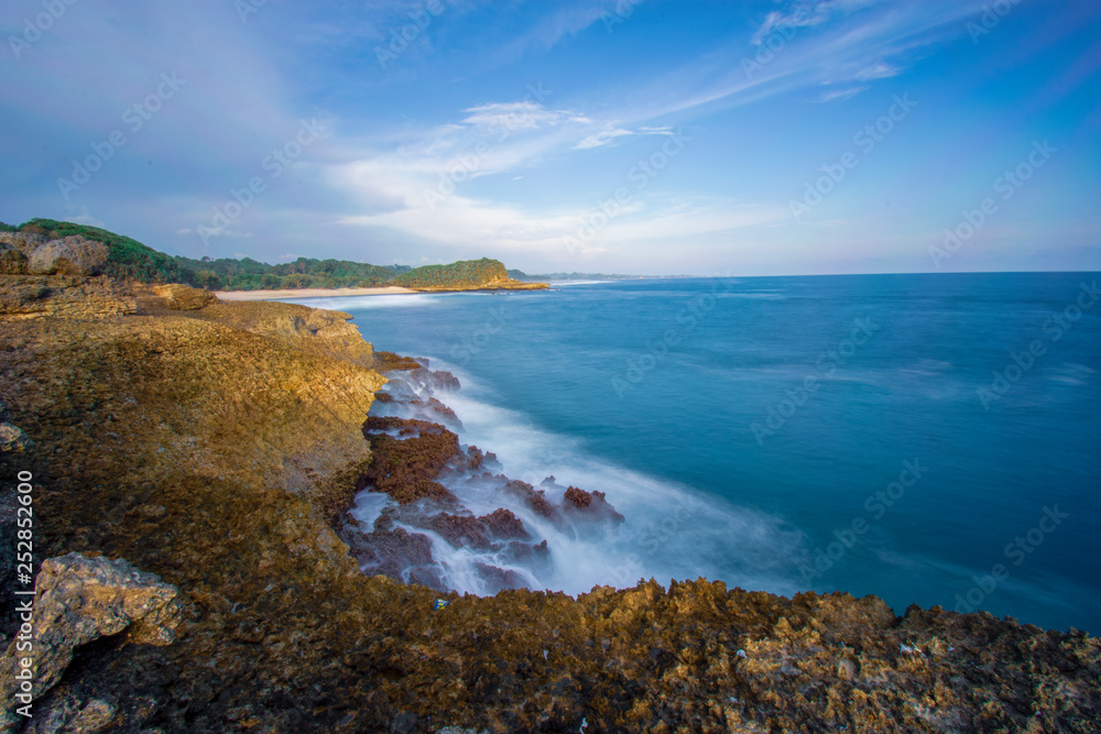 Beautiful coastline of Indonesian Java Beautiful coastline of Indonesian Java