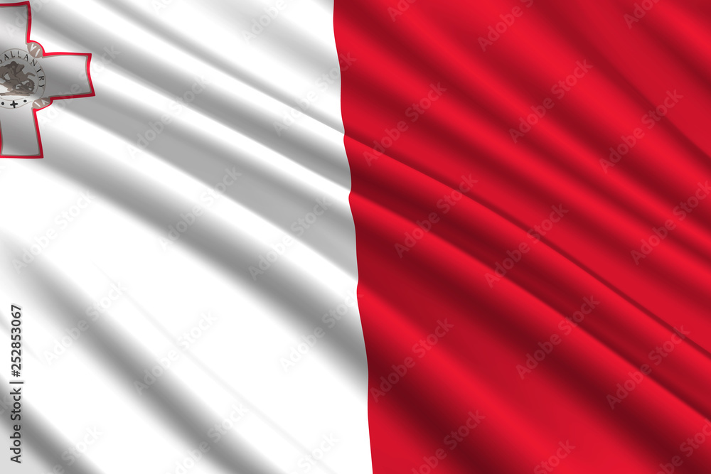Obraz premium waving flag background