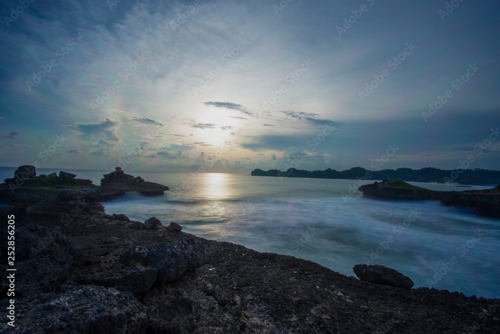 Beautiful coastline of Indonesian Java Beautiful coastline of Indonesian Java