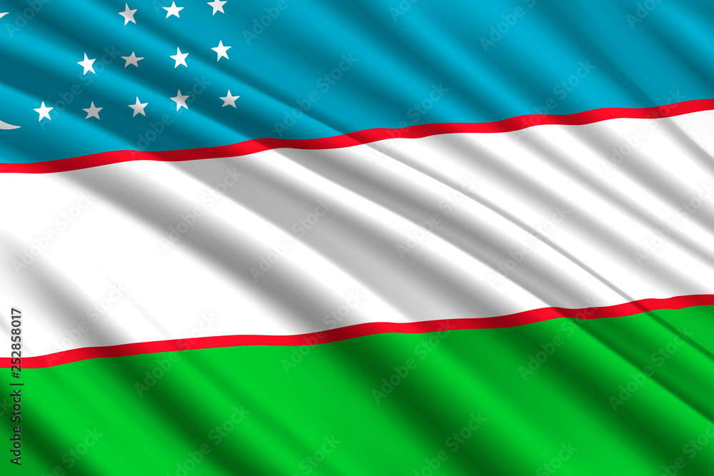 Obraz premium waving flag background