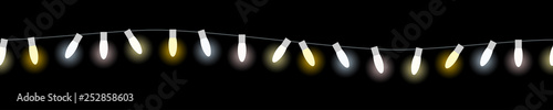 colored light bulbs string