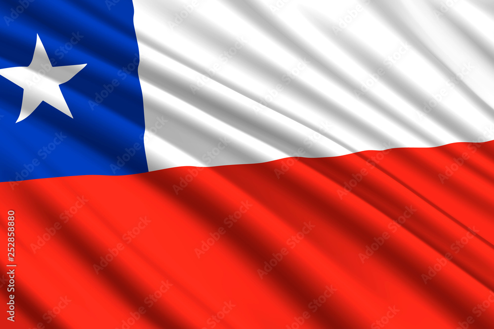 Naklejka premium waving flag background