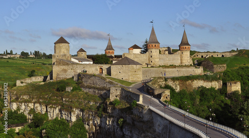 Ukraine, Kamyanets-Podilsky fortress in the rain on May 2, 2015 © Nataliia