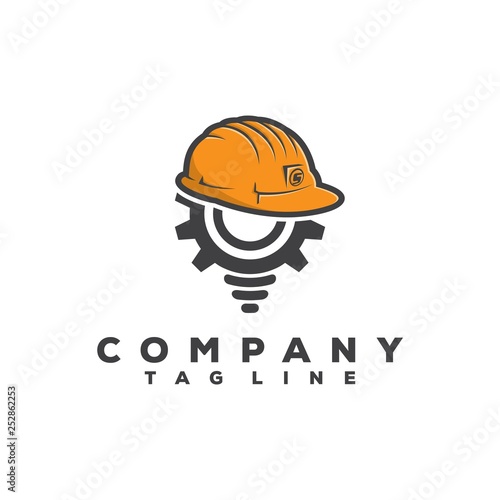 smart construction logo design