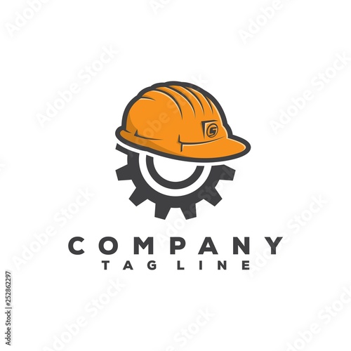 smart construction logo design