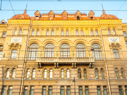 Classic building in Saint Petersburg  Russia