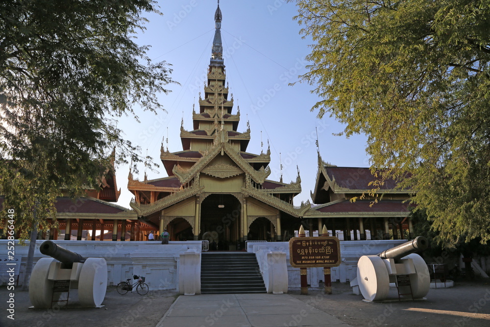 Mandalay temple, Myanmar