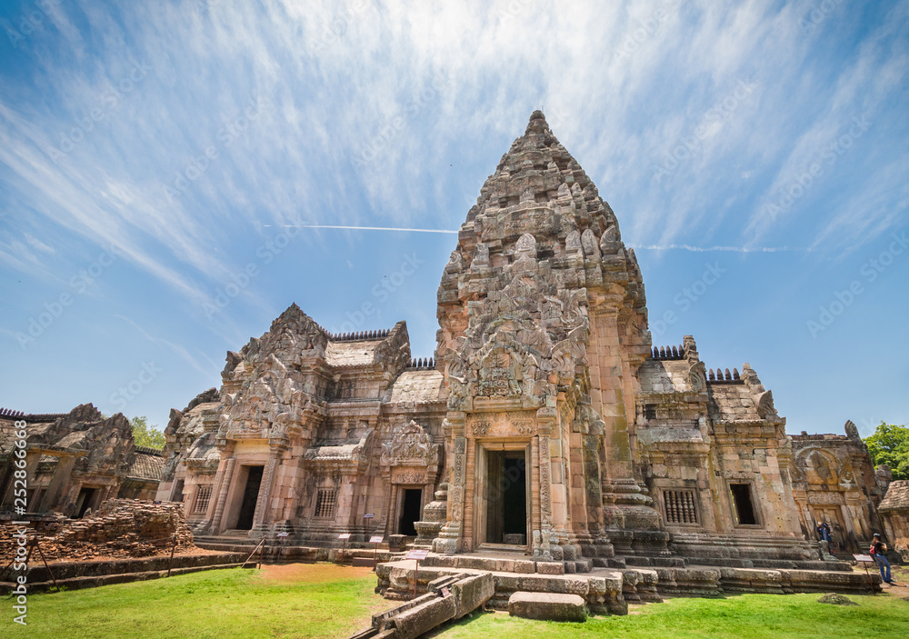 Phanom rung historical park or Prasat Phanom Rung temple Located in Buriram Province,Thailand.