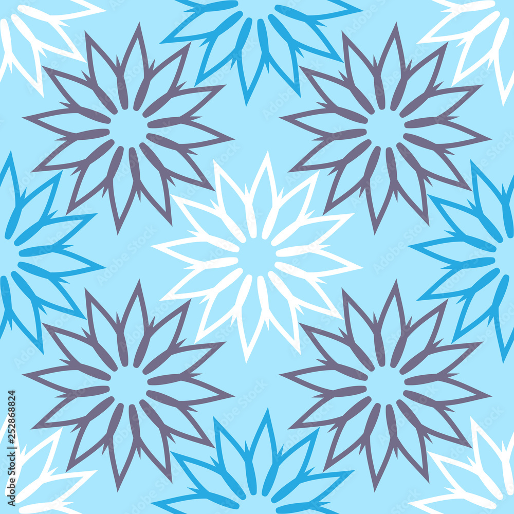 Bright seamless pattern with geometric ornament. Bright seamless pattern with geometric ornament.