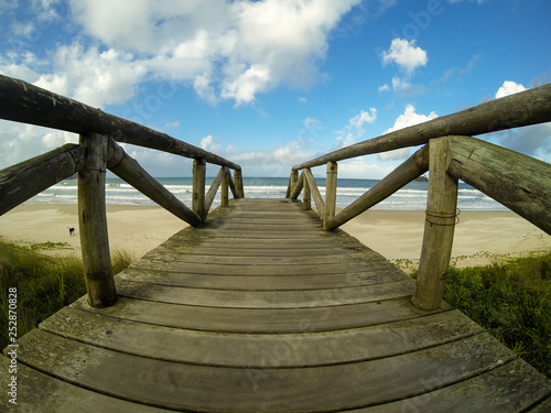 bridge to the beach