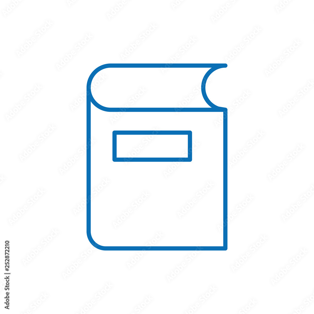 Contact book line icon Contact book line icon