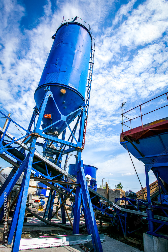 Obraz premium Cement production in quarry