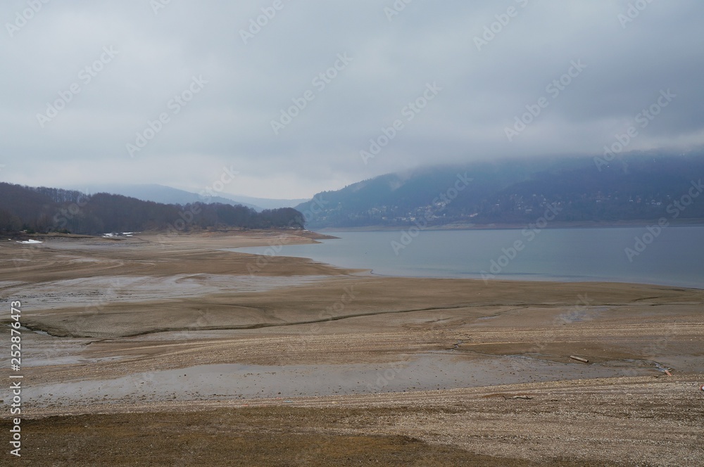 Mavrovo lake, the artificial lake in Macedonian republic Mavrovo lake, the artificial lake in Macedonian republic