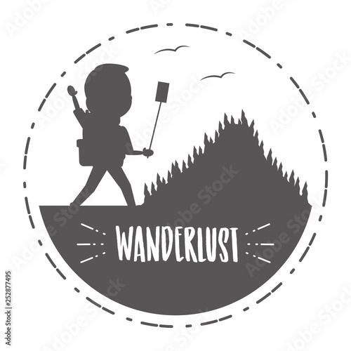 people wanderlust cartoon