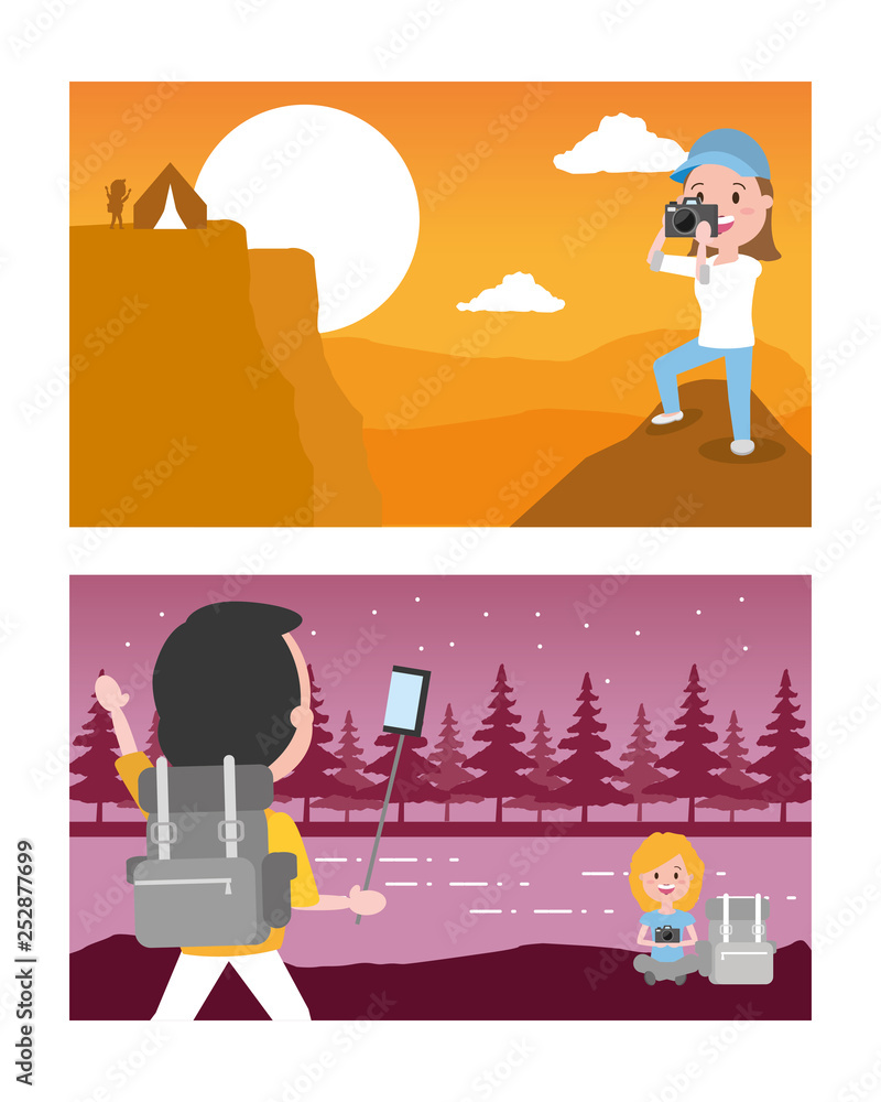 people wanderlust cartoon people wanderlust cartoon