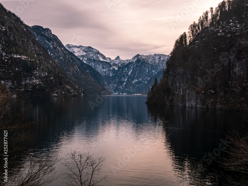 View from Malerwinkel to the Königssee in Bavaria