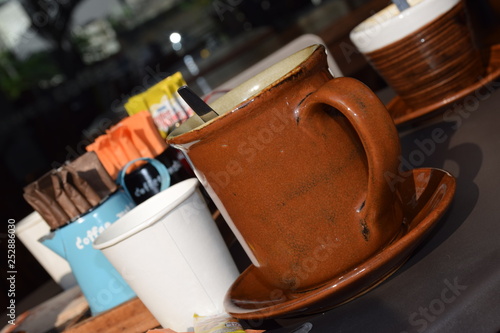 Coffee time, break time , morning coffee