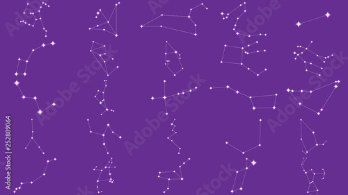 Constellations set vector design
