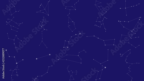 Constellations set vector design