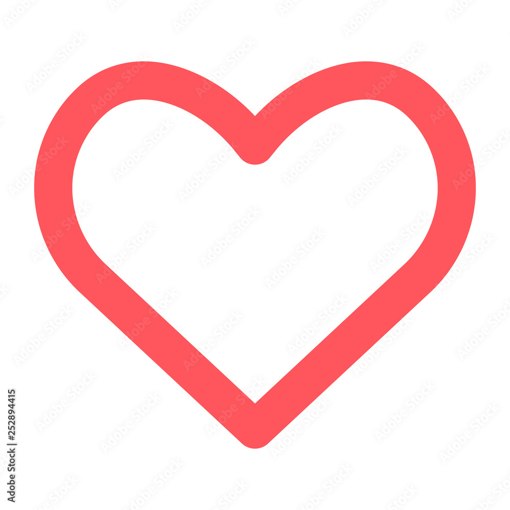 heart icon on white background. vector symbol EPS10 heart icon on white background. vector symbol EPS10