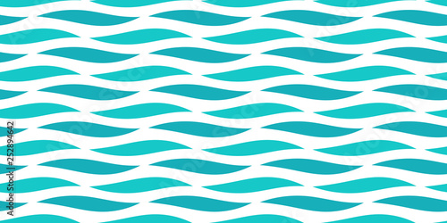Water sea waves seamless pattern.