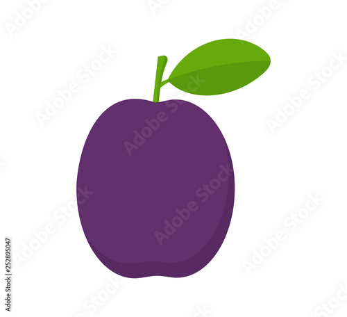 Plum fruit icon