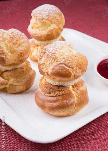 Wallpaper Mural Baked french desserts suffed with cream Torontodigital.ca