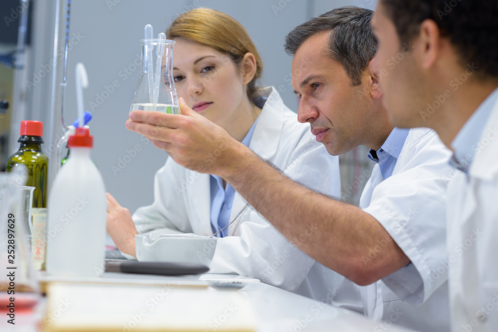 students in lab students in lab