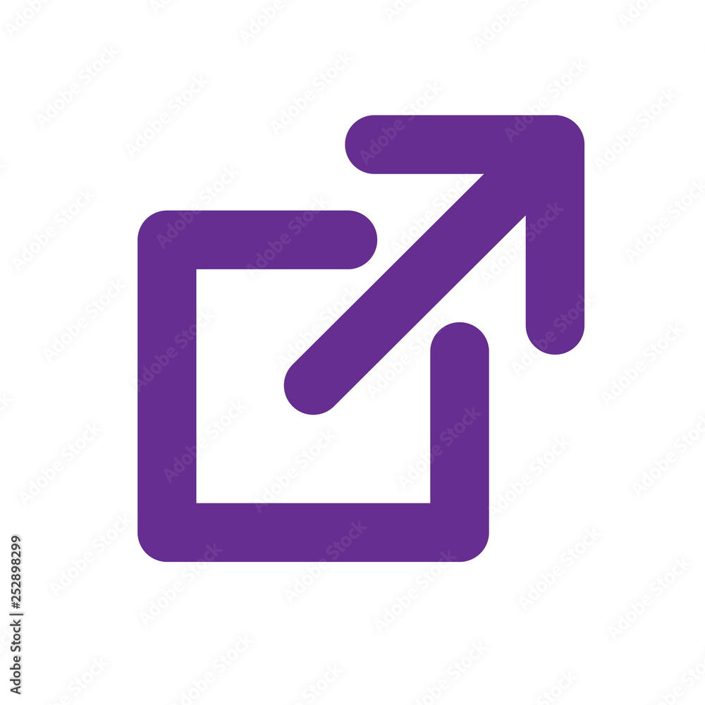 External Link Icon - Shows a user that they'll be leaving an app for a website External Link Icon - Shows a user that they'll be leaving an app for a website