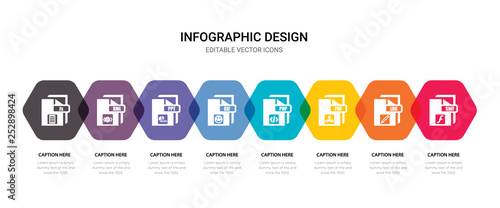 simple set of swf, log, pdf, php icons, contains such as icons gif, ppt, xml, js and more. 64x64 pixel perfect. editable vector set