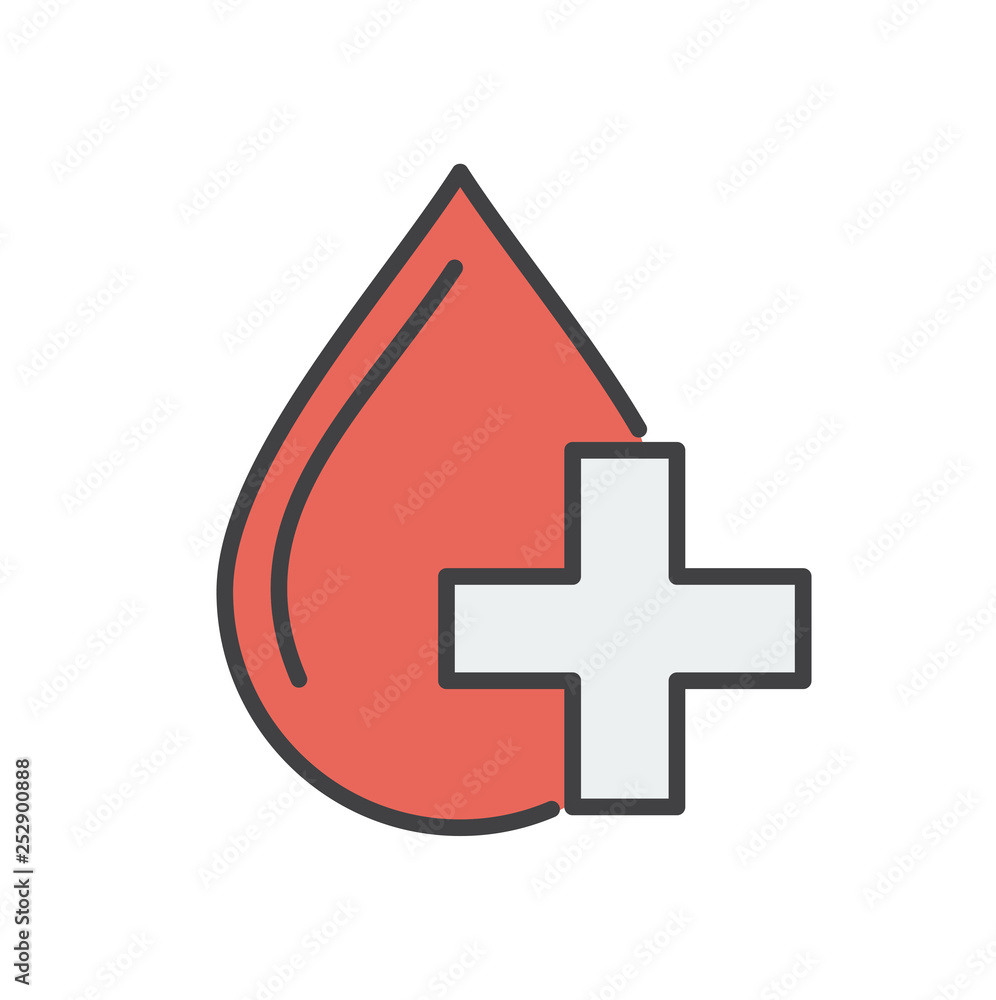 Blood donation line icon on background for graphic and web design. Simple vector sign. Internet concept symbol for website button or mobile app. Blood donation line icon on background for graphic and web design. Simple vector sign. Internet concept symbol for website button or mobile app.
